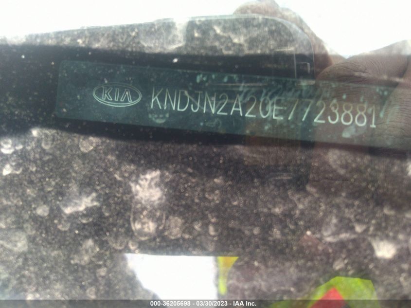 2014 KIA SOUL BASE - KNDJN2A20E7723881