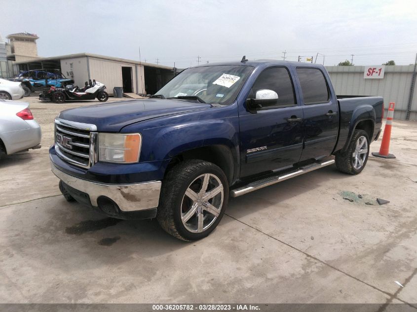 2013 GMC SIERRA 1500 SLE - 3GTP1VE00DG206129