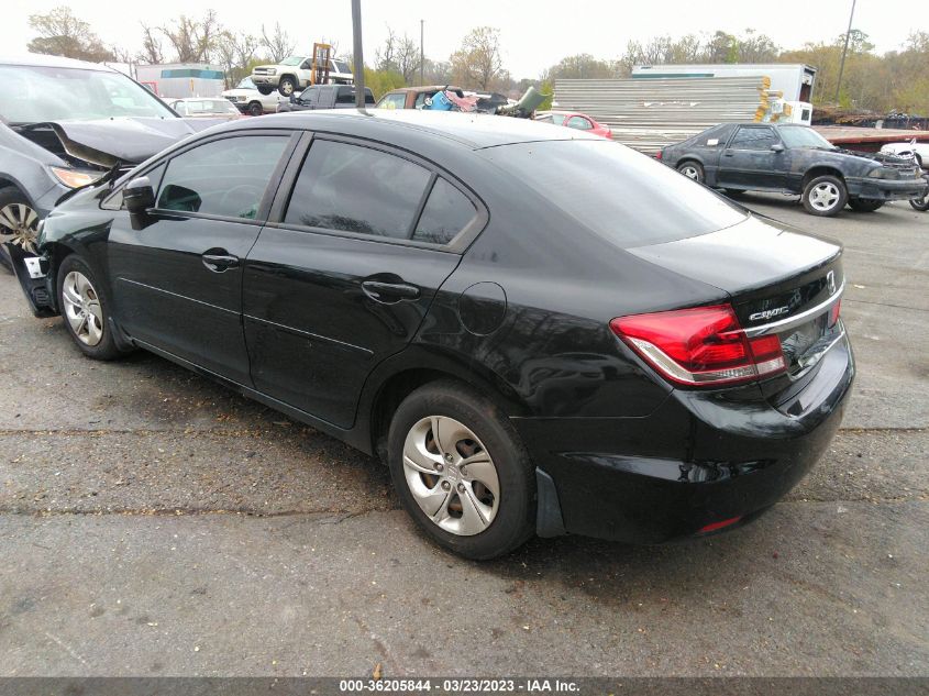 2015 HONDA CIVIC SEDAN LX - 19XFB2F59FE118874