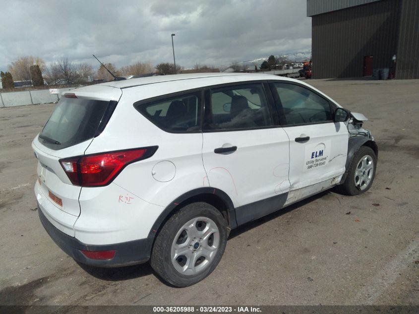 2019 FORD ESCAPE S - 1FMCU0F7XKUB31465