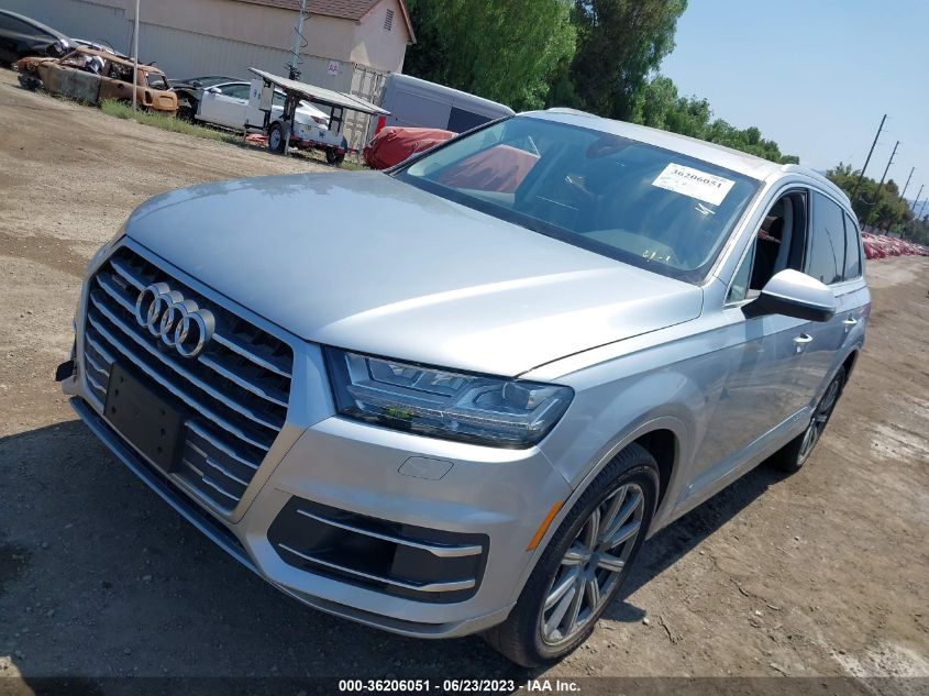 2019 AUDI Q7 PREMIUM PLUS - WA1LAAF70KD006701
