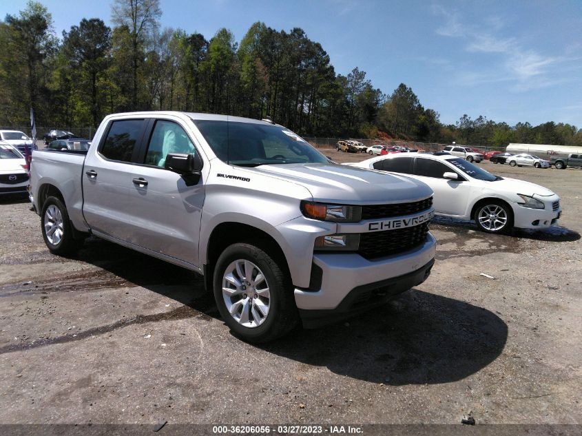 2021 CHEVROLET SILVERADO 1500 CUSTOM - 3GCPWBEK4MG386765