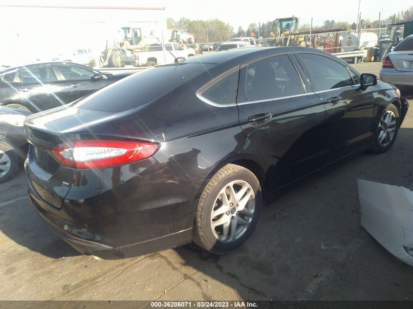 2016 FORD FUSION SE - 3FA6P0H70GR272572