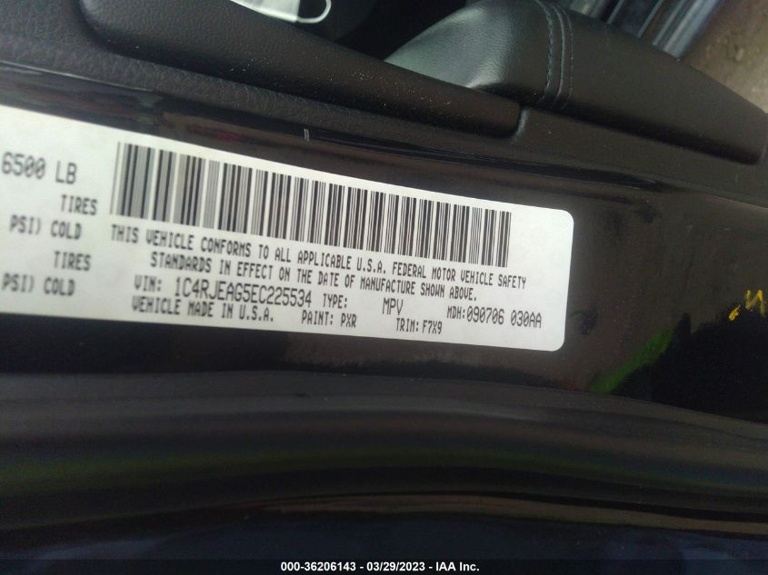 2014 JEEP GRAND CHEROKEE LAREDO - 1C4RJEAG5EC225534