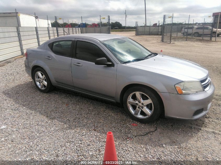 2013 DODGE AVENGER SE - 1C3CDZAB8DN730239
