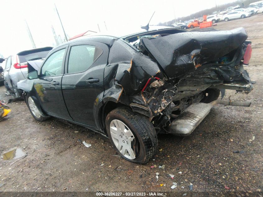 2013 DODGE AVENGER SE - 1C3CDZAB8DN637883