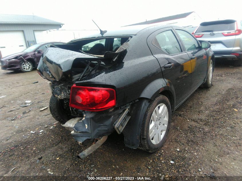 2013 DODGE AVENGER SE - 1C3CDZAB8DN637883
