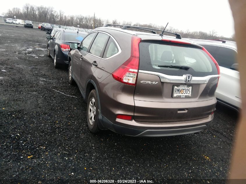 2015 HONDA CR-V LX - 3CZRM3H32FG701052
