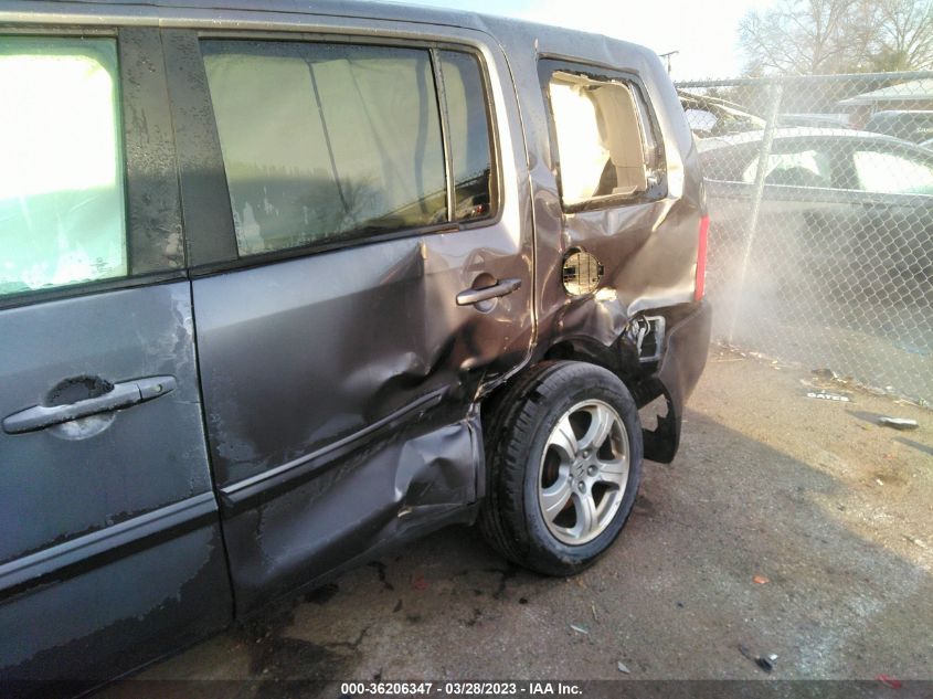 2015 HONDA PILOT EX - 5FNYF4H46FB030694