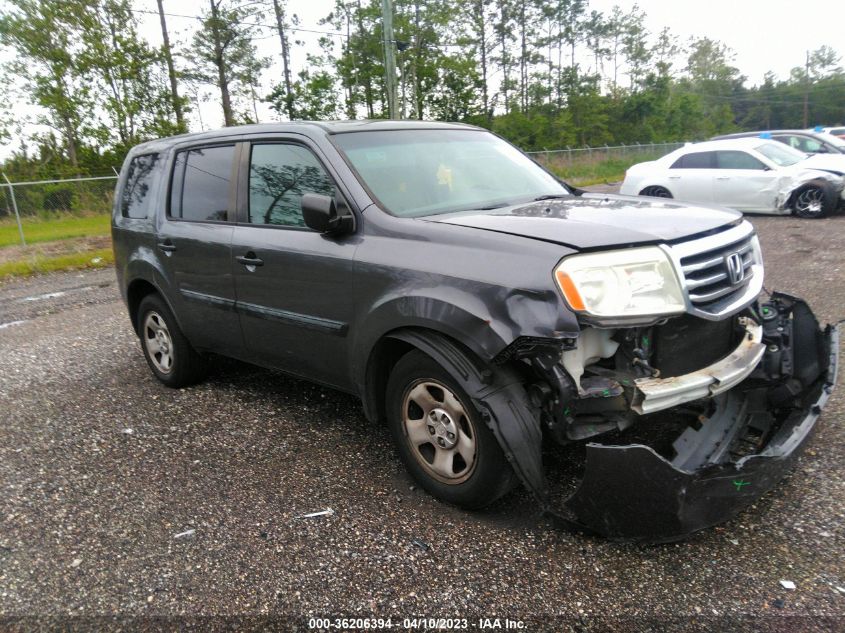 2015 HONDA PILOT LX - 5FNYF3H24FB016088