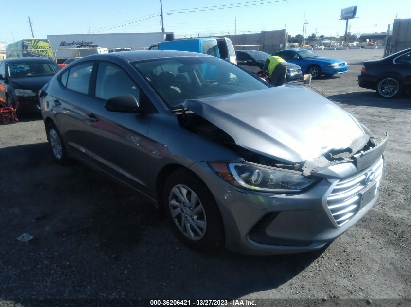 2017 HYUNDAI ELANTRA SE - KMHD74LF8HU085545