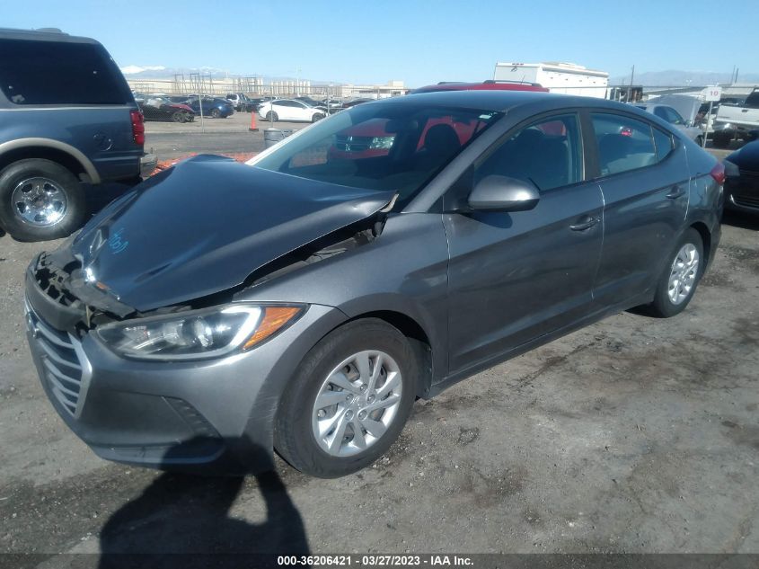 2017 HYUNDAI ELANTRA SE - KMHD74LF8HU085545