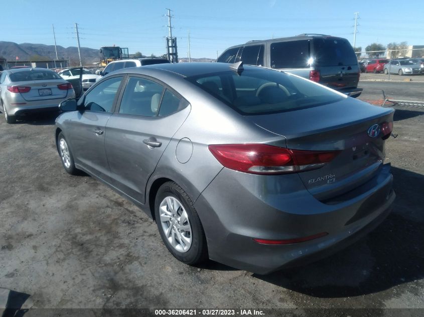 2017 HYUNDAI ELANTRA SE - KMHD74LF8HU085545