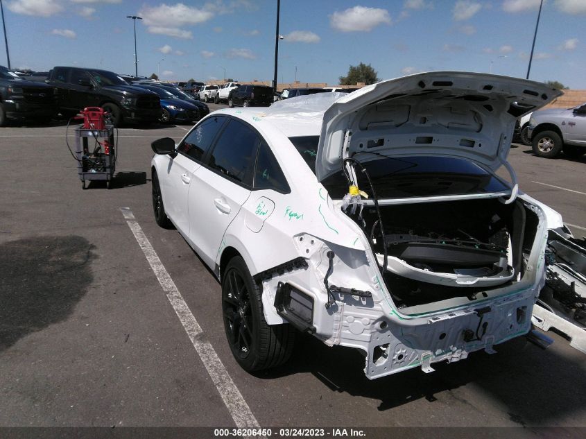2022 HONDA CIVIC SEDAN SPORT - 2HGFE2F54NH601913