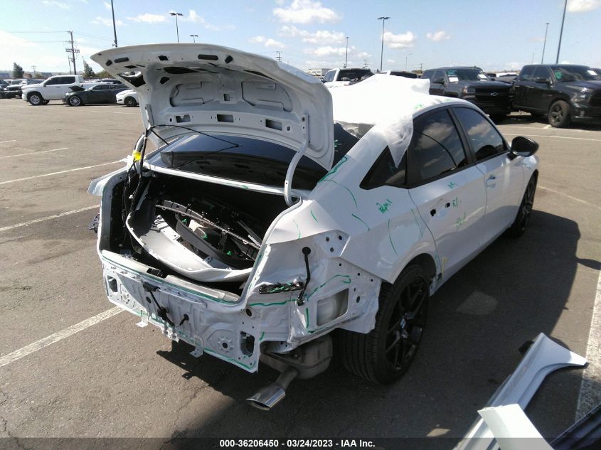 2022 HONDA CIVIC SEDAN SPORT - 2HGFE2F54NH601913