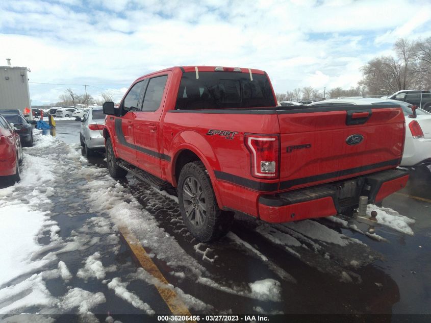 2016 FORD F-150 XLT/XL/LARIAT/PLATINUM - 1FTEW1EG8GFC93931