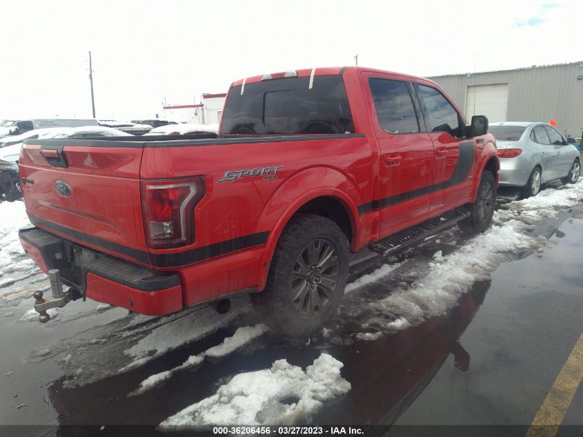2016 FORD F-150 XLT/XL/LARIAT/PLATINUM - 1FTEW1EG8GFC93931