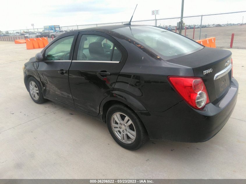 2013 CHEVROLET SONIC LT - 1G1JC5SB3D4256356