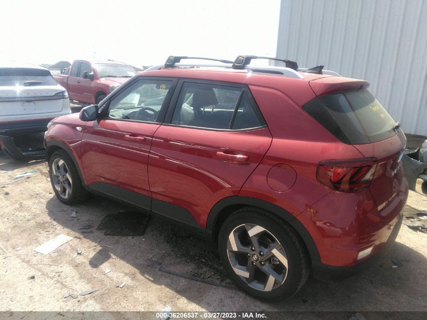 2022 HYUNDAI VENUE LIMITED - KMHRC8A30NU187841