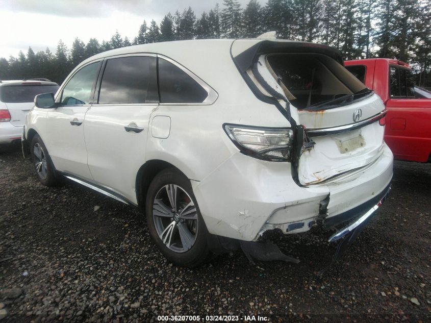 2017 ACURA MDX - 5FRYD4H3XHB010141