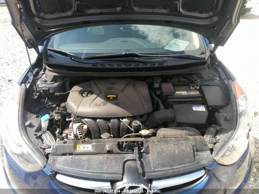 2013 HYUNDAI ELANTRA GLS - KMHDH4AE1DU532671