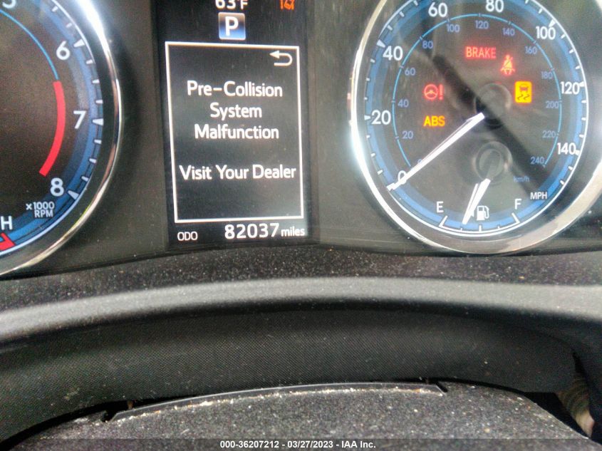 2017 TOYOTA COROLLA L/LE/XLE/SE - 2T1BURHEXHC762111