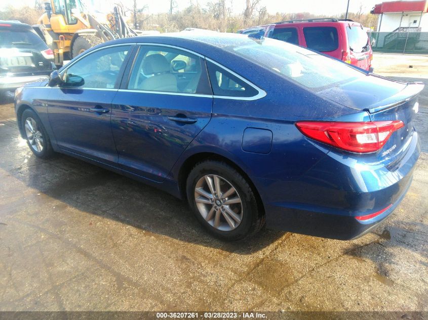 2017 HYUNDAI SONATA 2.4L - 5NPE24AF1HH446215