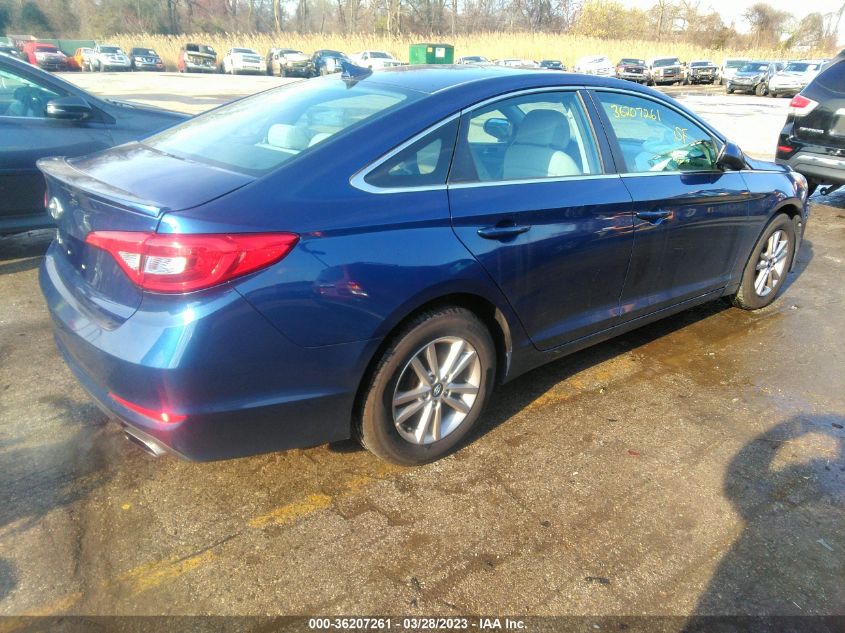 2017 HYUNDAI SONATA 2.4L - 5NPE24AF1HH446215