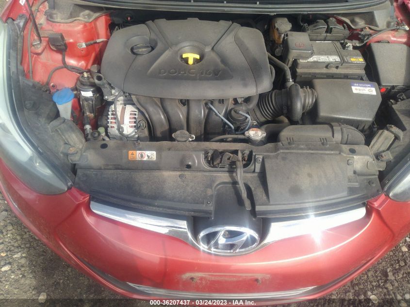 2014 HYUNDAI ELANTRA LIMITED - KMHDH4AE7EU123429