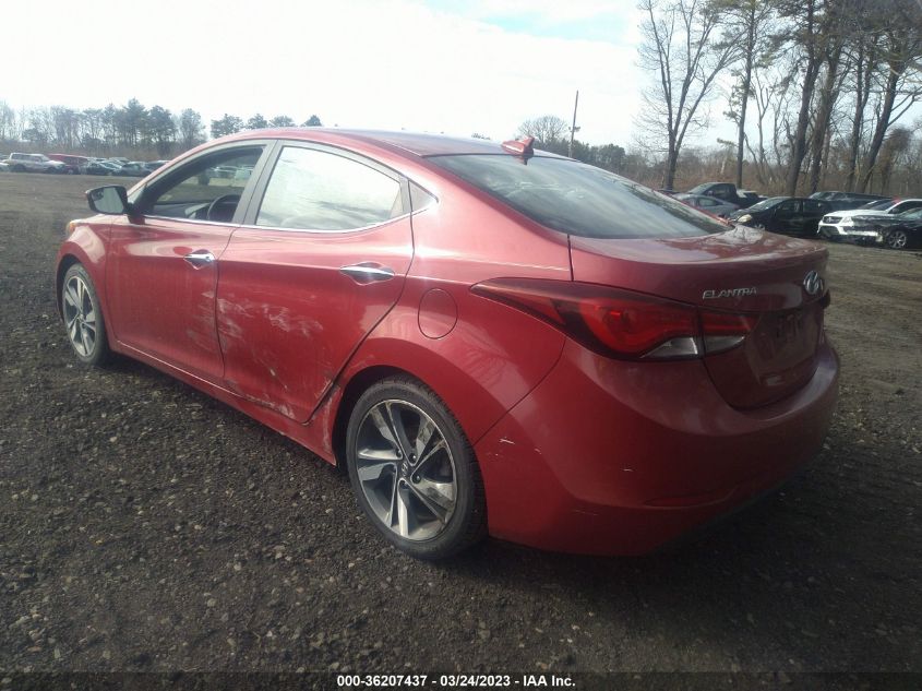 2014 HYUNDAI ELANTRA LIMITED - KMHDH4AE7EU123429