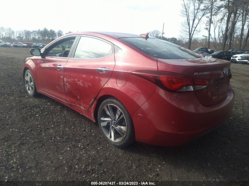 2014 HYUNDAI ELANTRA LIMITED - KMHDH4AE7EU123429