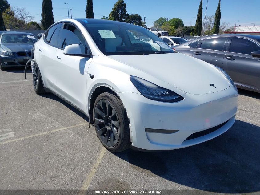 2021 TESLA MODEL Y LONG RANGE - 5YJYGDEE9MF071053