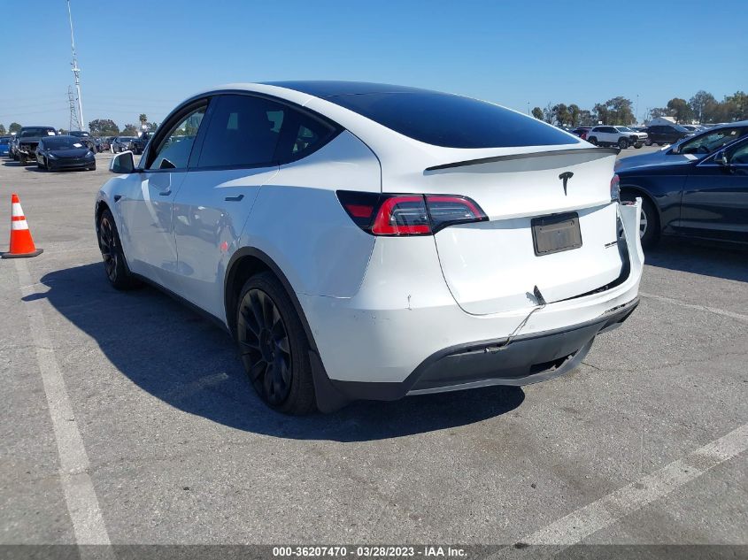 2021 TESLA MODEL Y LONG RANGE - 5YJYGDEE9MF071053