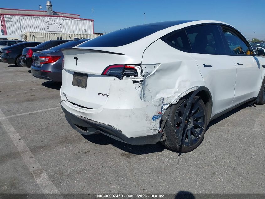 2021 TESLA MODEL Y LONG RANGE - 5YJYGDEE9MF071053