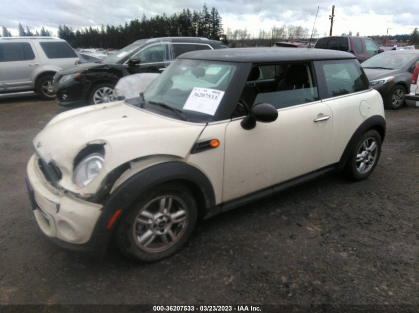 2013 MINI COOPER HARDTOP - WMWSU3C58DT687395