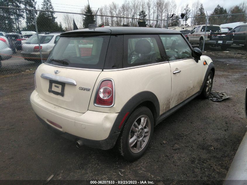 2013 MINI COOPER HARDTOP - WMWSU3C58DT687395