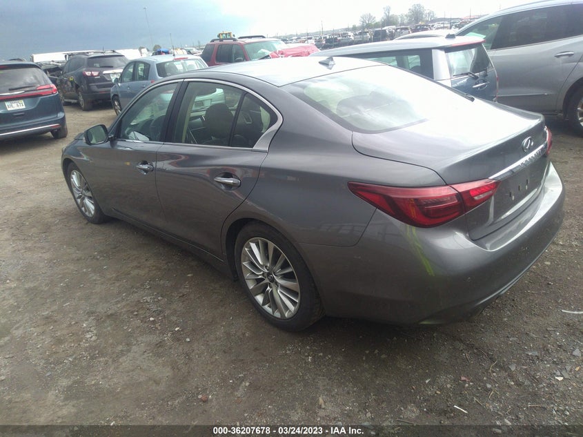 VIN JN1EV7BP5MM706800 2021 INFINITI Q50 3.0T LUXE