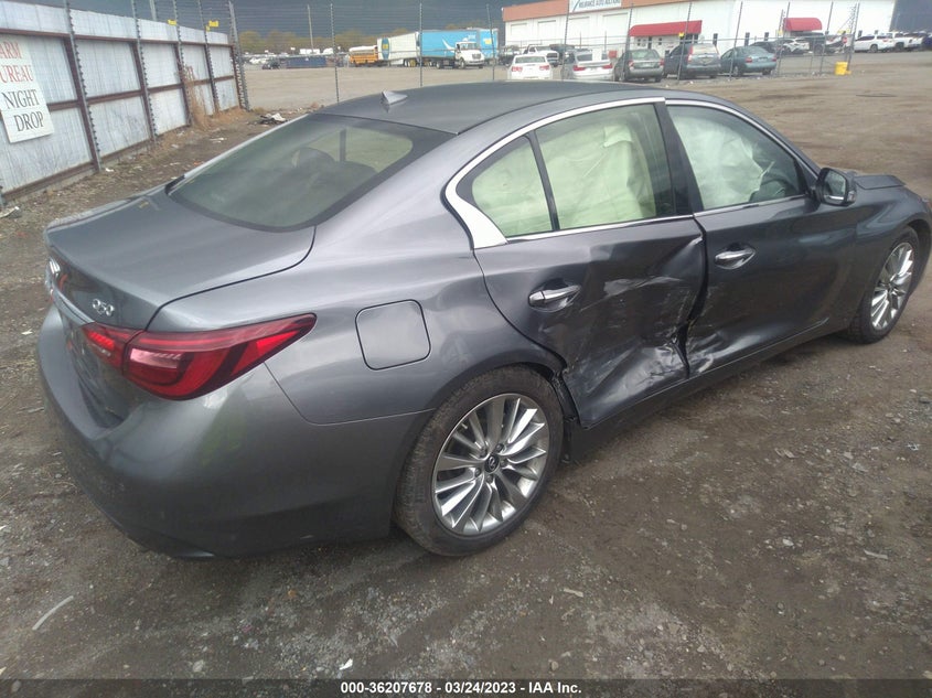 VIN JN1EV7BP5MM706800 2021 INFINITI Q50 3.0T LUXE