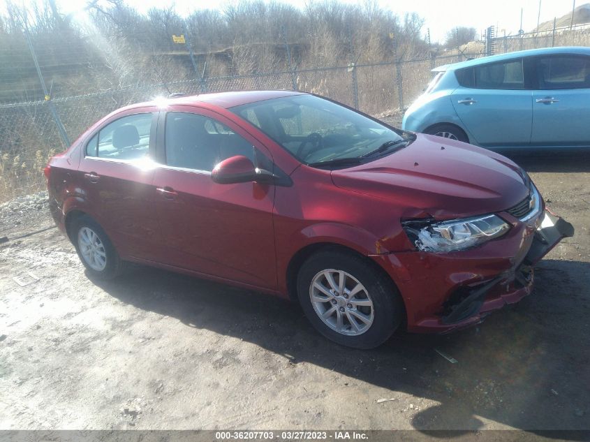 2017 CHEVROLET SONIC LT - 1G1JD5SH2H4130125