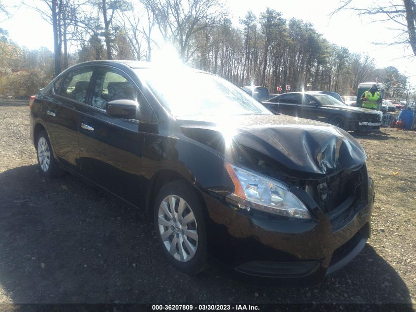 2015 NISSAN SENTRA SR/SL/S/SV/FE+ S - 3N1AB7AP6FY258608