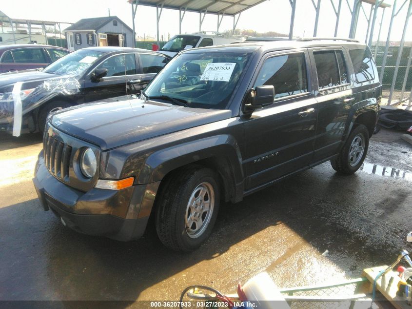2016 JEEP PATRIOT SPORT - 1C4NJRBB5GD739406