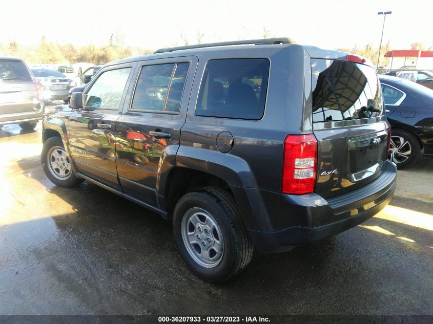 2016 JEEP PATRIOT SPORT - 1C4NJRBB5GD739406