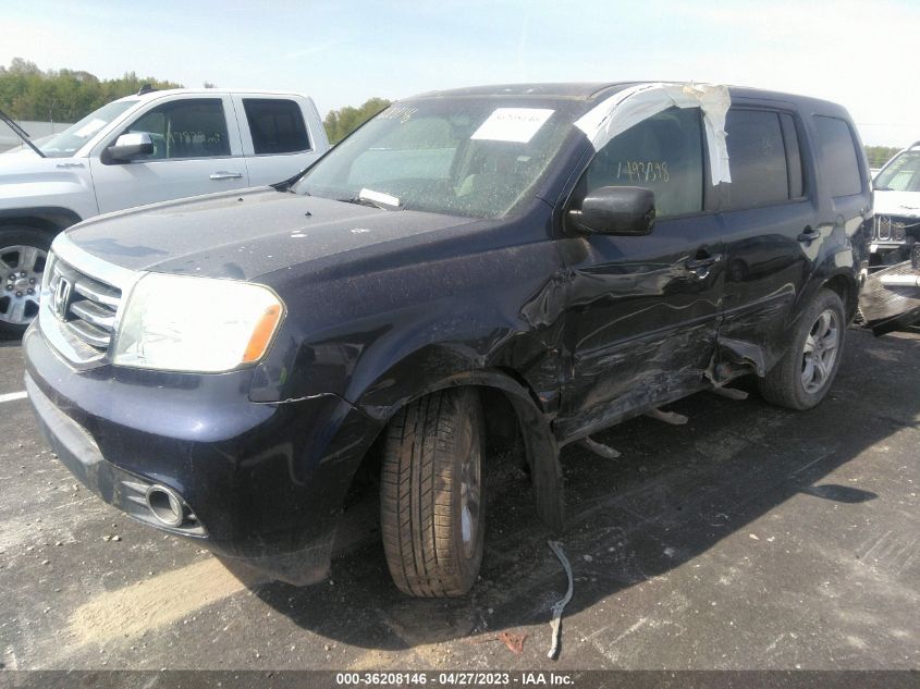 2013 HONDA PILOT EX - 5FNYF4H44DB023465
