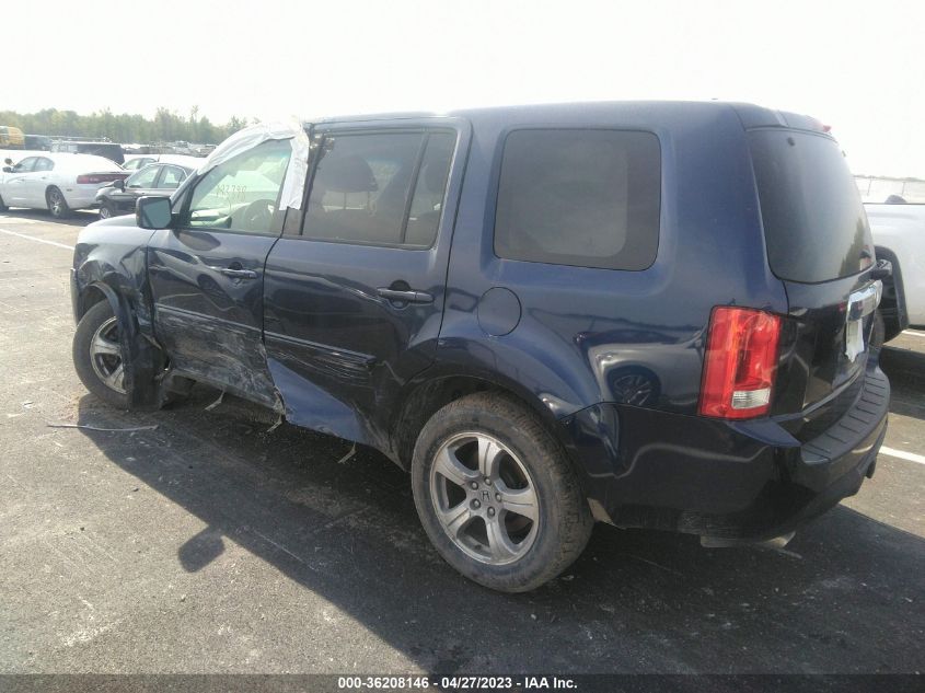 2013 HONDA PILOT EX - 5FNYF4H44DB023465