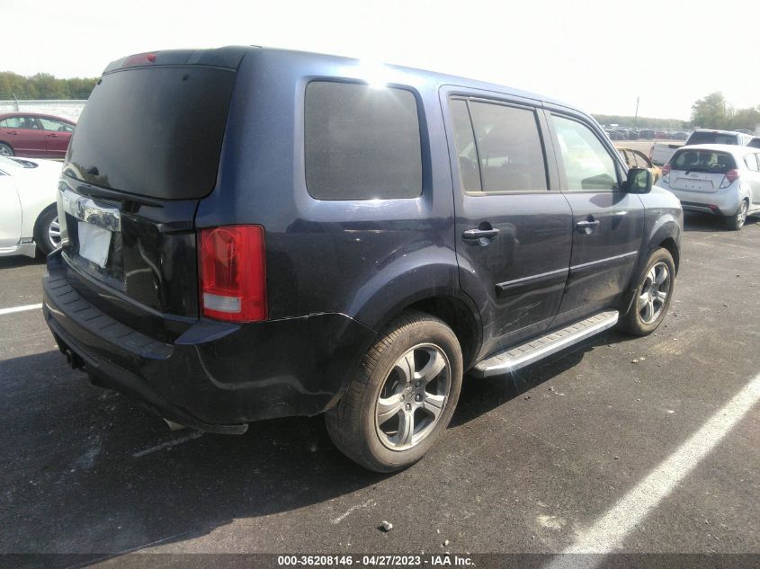 2013 HONDA PILOT EX - 5FNYF4H44DB023465