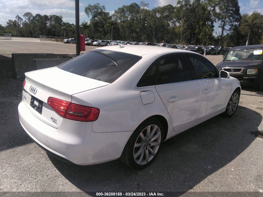 2013 AUDI A4 PREMIUM PLUS - WAUFFAFL5DN035252