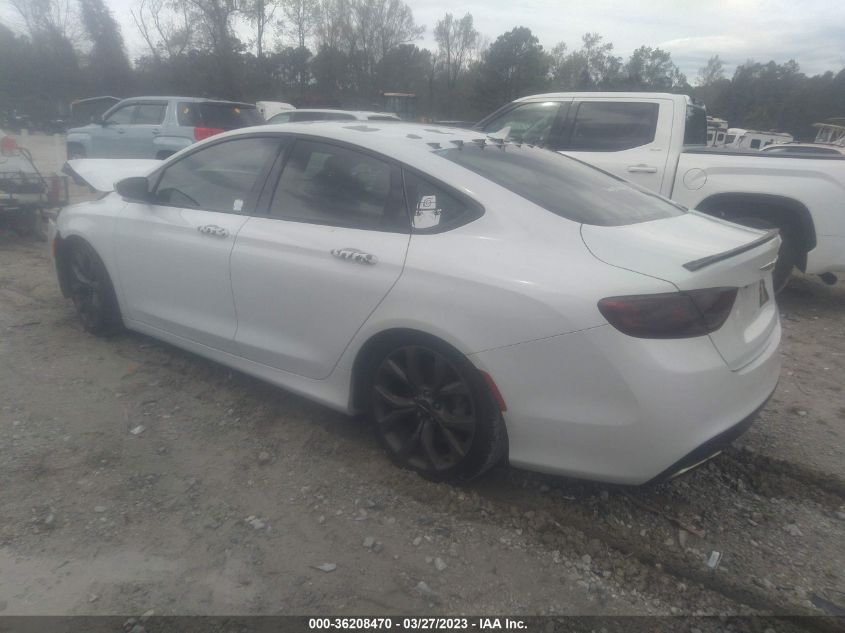 2015 CHRYSLER 200 S - 1C3CCCBB9FN566002