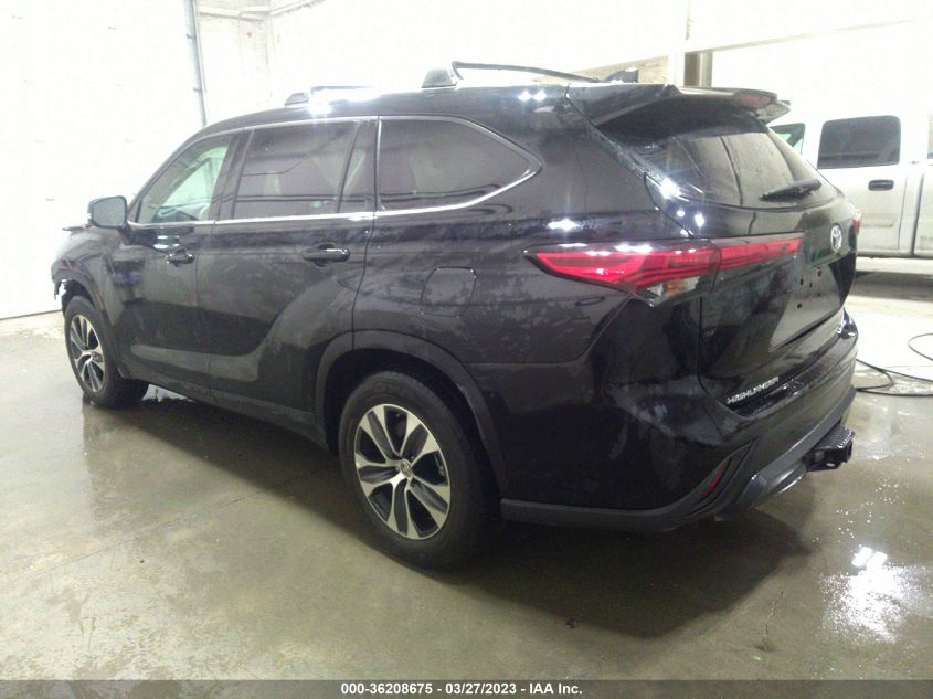 2020 TOYOTA HIGHLANDER XLE - 5TDHZRBH1LS507961
