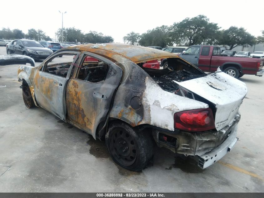 2013 DODGE AVENGER SE - 1C3CDZAB7DN771106