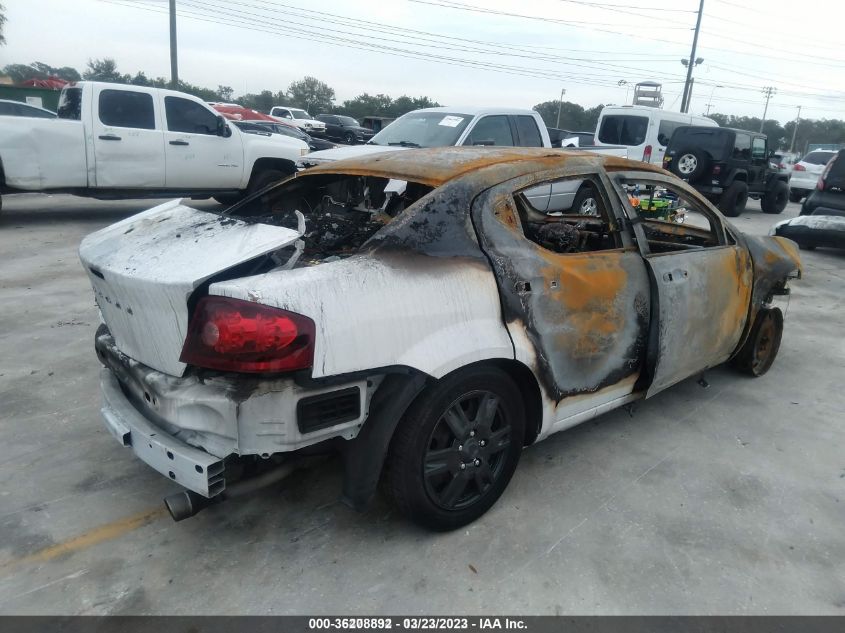 2013 DODGE AVENGER SE - 1C3CDZAB7DN771106